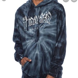 Thrasher tie dye hoodie